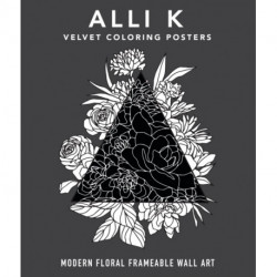 Modern Velvet Coloring Prints: A Box Set of Frameable Wall Art