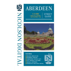 Nicolson Street Map Aberdeen (Card Cover)