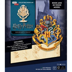 Harry Potter Hogwarts Crest 3D Wood Model