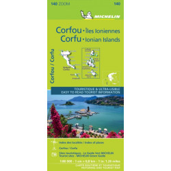 Corfu & the Ionian Islands - Michelin Zoom Map 140: Maps