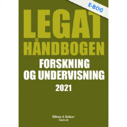 Legathåndbogen Forskning og undervisning 2021