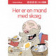 Her er en mand med skæg