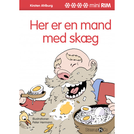 Her er en mand med skæg