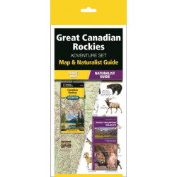 The Great Canadian Rockies Adventure Set: Map and Naturalist Guide