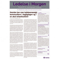 Ledelse i Morgen. Nr. 7. April 2020 (E-tidsskrift, pdf)
