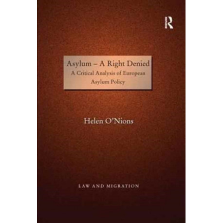 Asylum - A Right Denied: A Critical Analysis of European Asylum Policy