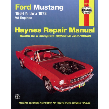 Ford Mustang, Mach 1, GT, Shelby, & Boss V-8 (1964-1973) Haynes Repair Manual (USA)