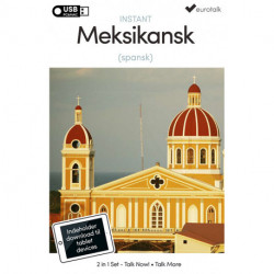 Meksikansk spansk begynder- og parlørkursus USB & download