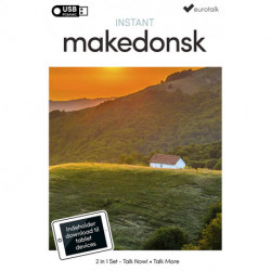 Makedonsk begynder- og parlørkursus USB & download