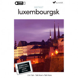 Luxemburgsk begynder- og parlørkursus USB & download