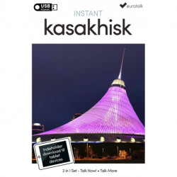 Kasakhisk begynder- og parlørkursus USB & download