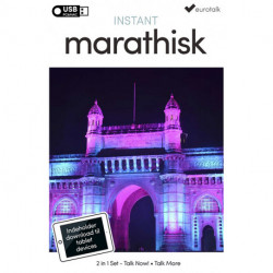 Marathi begynder- og parlørkursus USB & download
