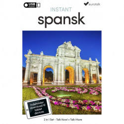 Spansk begynder- og parlørkursus USB & download
