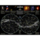 The Heavens: Star map of northern and southern hemispheres