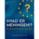 Hvad er meningen!? Et kontant svar om EU