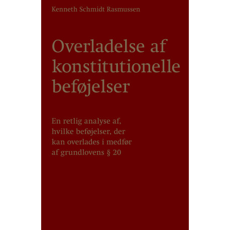 Overladelse af konstitutionelle beføjelser