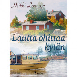 Lautta ohittaa kylän