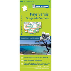 Pays Varois, Verdon Gorges - Zoom Map 114: Map
