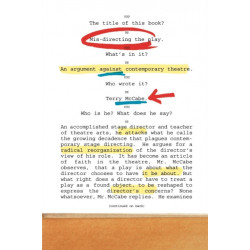 Mis-Directing the Play: An Argument Against Contemporary Theatre