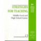 Strategies for Teaching Middle-Level and High School Guitar