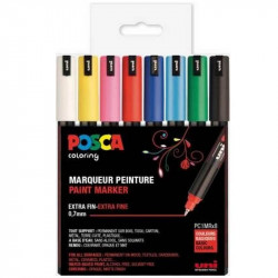 posca paint marker - Standard Farver - 0,7mm