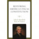 Restoring America's Fiscal Constitution
