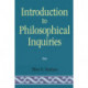 Introduction to Philosophical Inquiiries