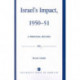 Israel's Impact, 1950-51: A Personal Record