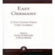East Germany: A New German Nation Under Socialism?