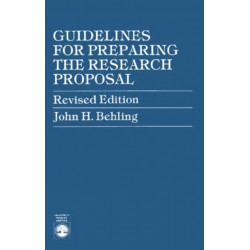 Guidelines for Preparing the Research Proposal