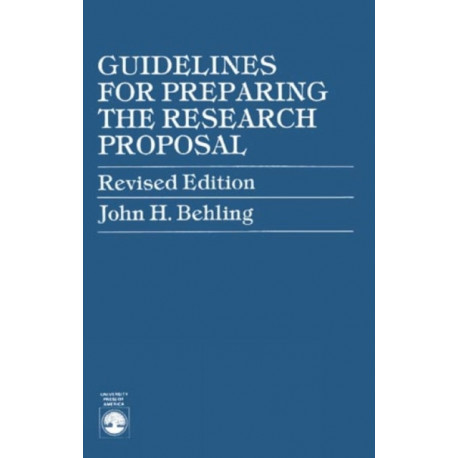 Guidelines for Preparing the Research Proposal