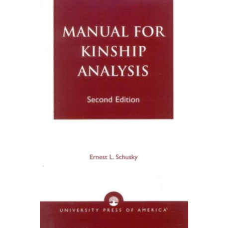 Manual for Kinship Analysis