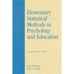 Elementary Statistical Methods in Psychology and Education