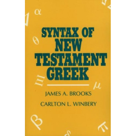 Syntax of New Testament Greek