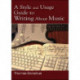 A Style and Usage Guide to Writing About Music