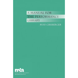 A Manual for the Performance Library