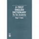 A First English Dictionary: For ESL Students