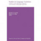 Studies in Language Variation: Semantics, Syntax, Phonology, Pragmatics, Social Situations, Ethnographic Approaches