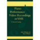 Piano Performance Video Recordings on VHS: A Selected Catalog