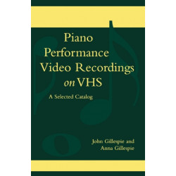 Piano Performance Video Recordings on VHS: A Selected Catalog