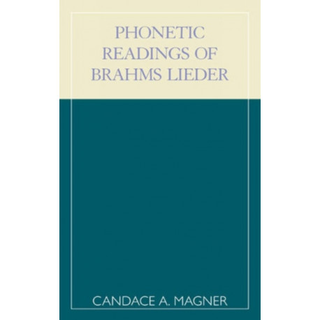 Phonetic Readings of Brahms Lieder