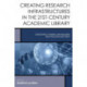 Creating Research Infrastructures in the 21st-Century Academic Library: Conceiving, Funding, and Building New Facilities and Staff