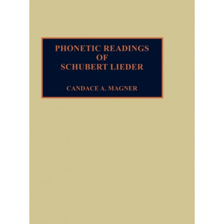Phonetic Readings of Schubert Lieder