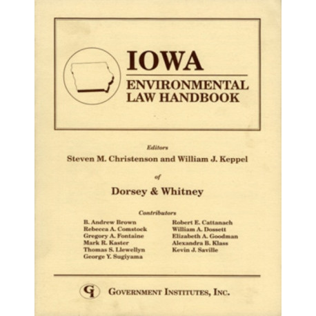 Iowa Environmental Law Handbook