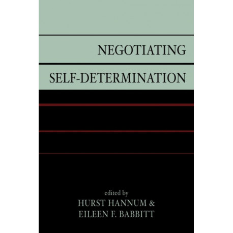 Negotiating Self-Determination