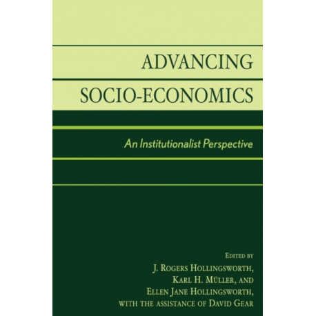 Advancing Socio-Economics: An Institutionalist Perspective