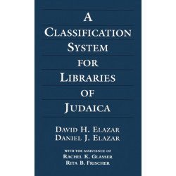 A Classification System for Libraries of Judaica