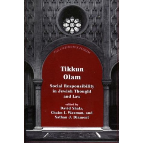 Tikkun Olam: Social Responsibility in Jewish Thought and Law