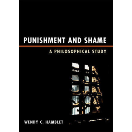 Punishment and Shame: A Philosophical Study
