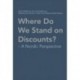 Where do we stand on discounts: a Nordic perspective
